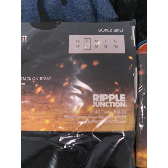 Attack on titan boxer briefs size small 2 Packs New In Package - Picture 5 of 7